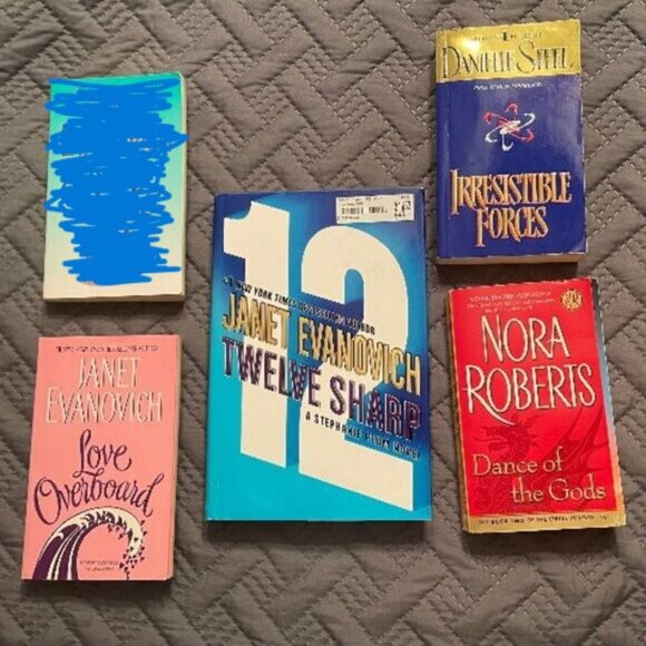 Janet Evanovich books Other - Books ANY 5 FOR $6 JANET EVANOVICH, NORA ROBERTS, DANIELLE STEEL good condition